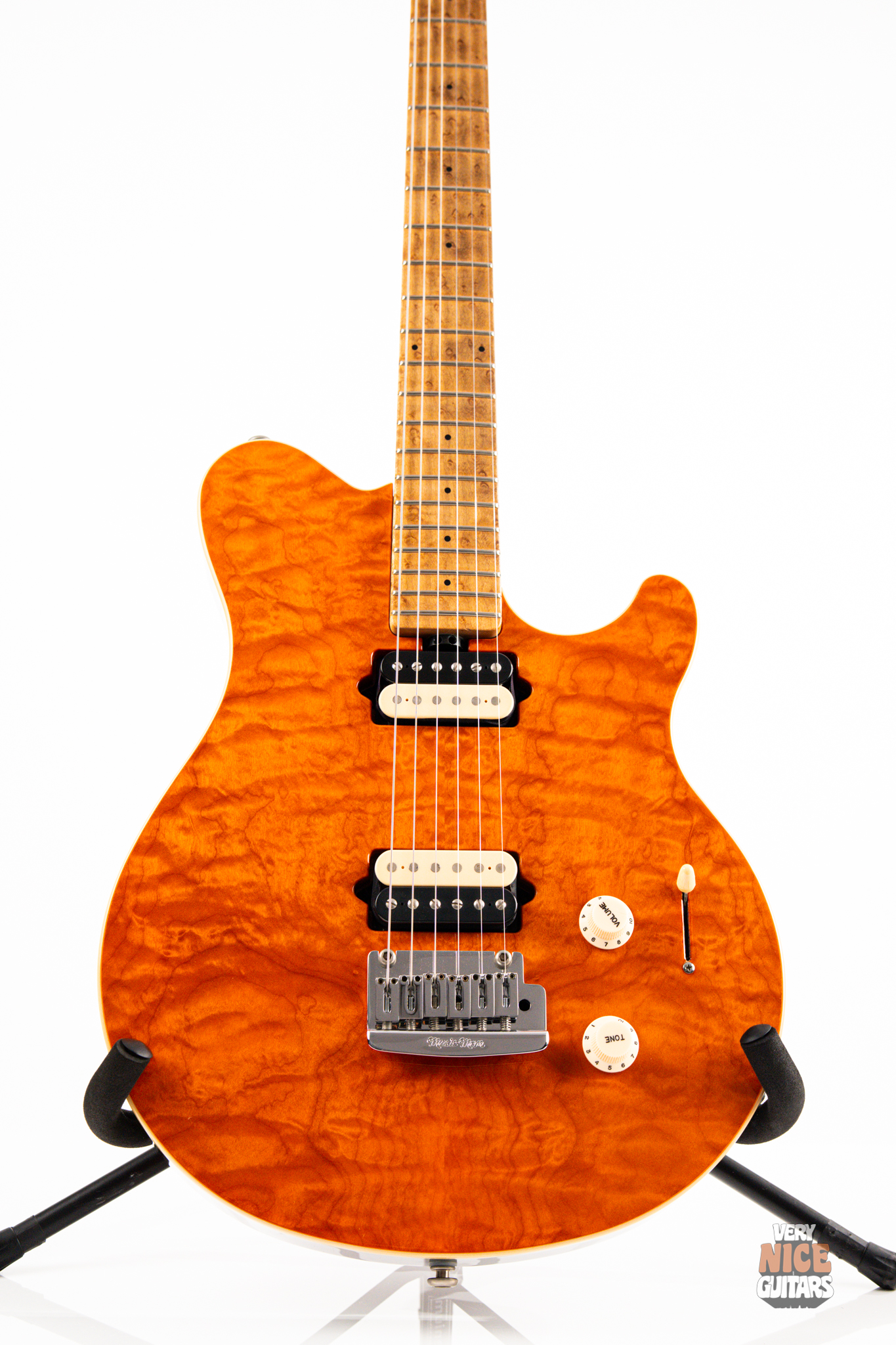 Music Man Axis Super Sport Translucent Orange – Very Nice Guitars