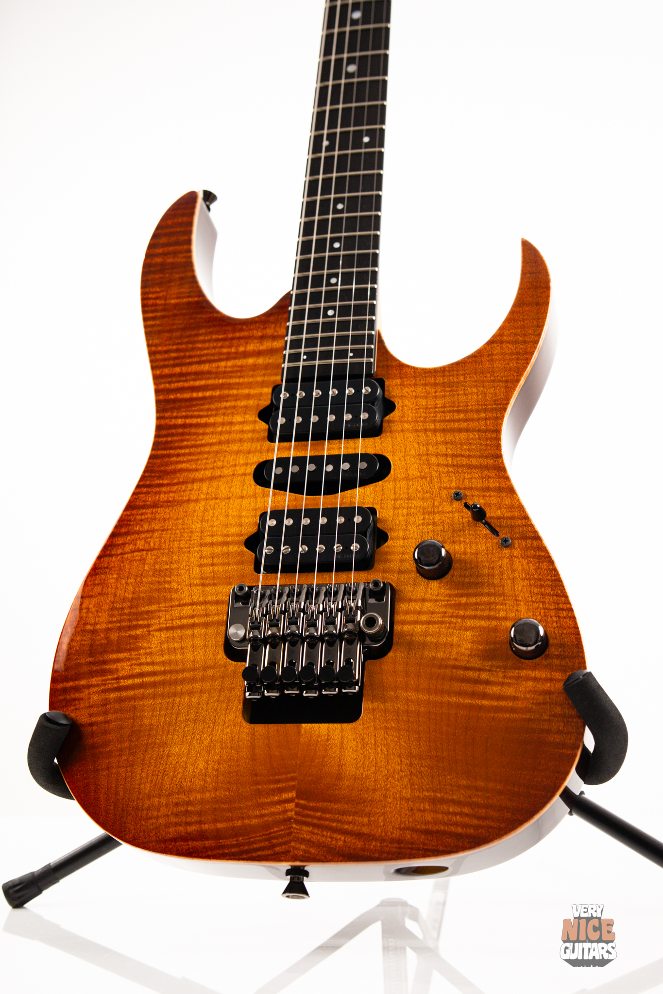 Ibanez RG7570Z J.Custom Bright Brown Rutile - Image 8