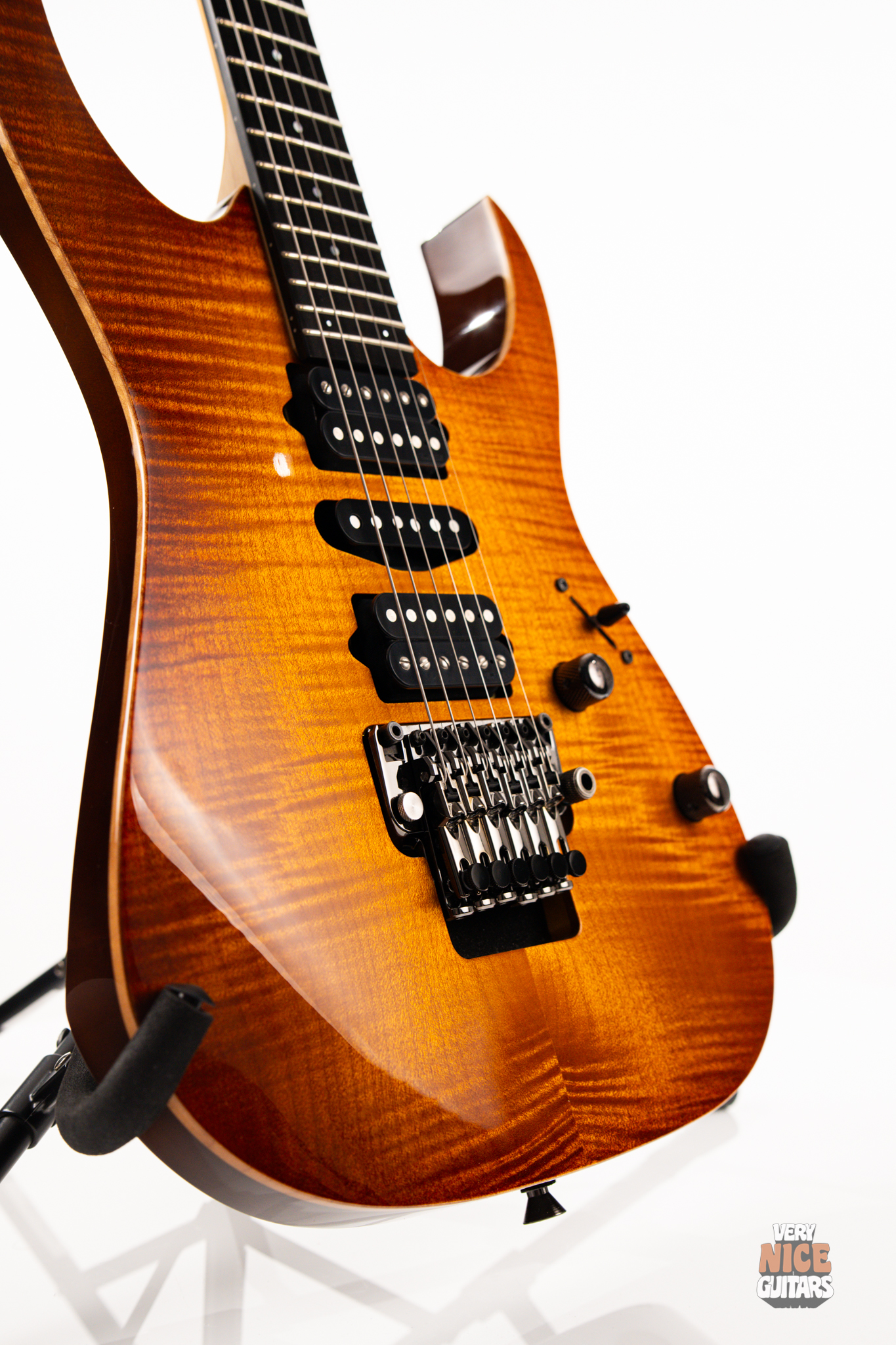Ibanez RG7570Z J.Custom Bright Brown Rutile - Image 9
