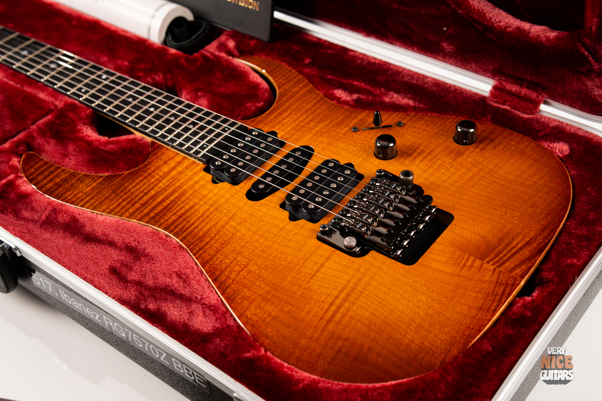 Ibanez RG7570Z J.Custom Bright Brown Rutile - Image 22