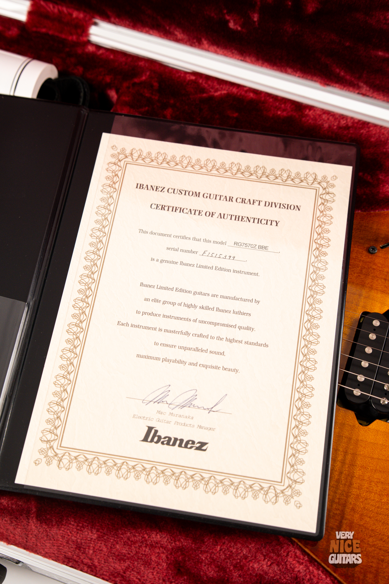 Ibanez RG7570Z J.Custom Bright Brown Rutile - Image 23