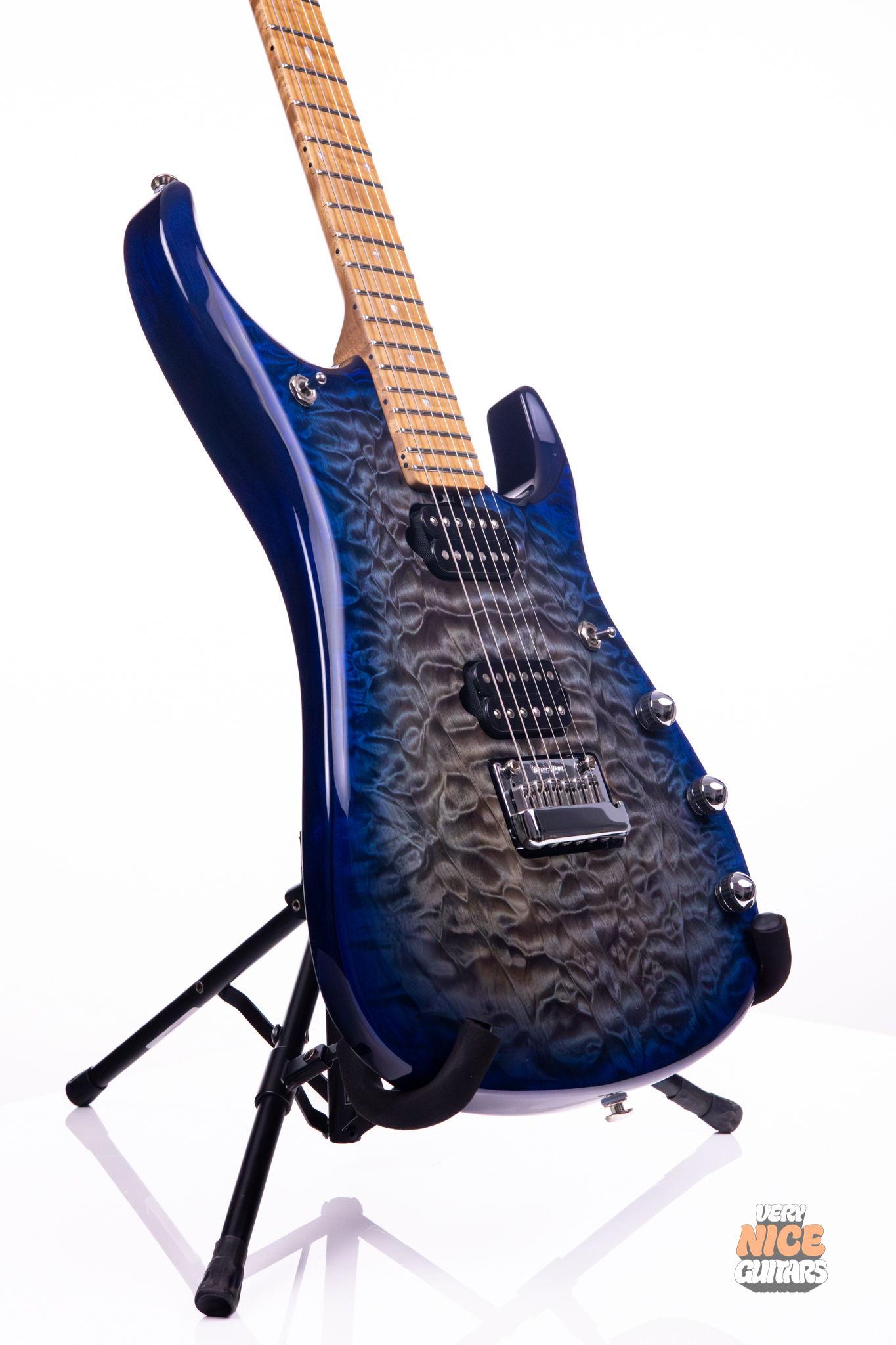 Ernie Ball Music Man JP15 Cerulean Paradise Quilt - Image 4