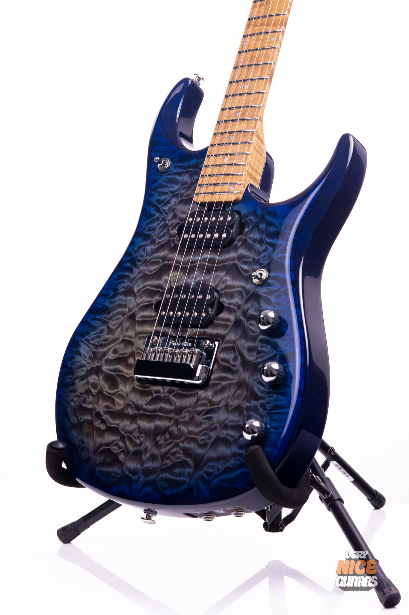 Ernie Ball Music Man JP15 Cerulean Paradise Quilt - Image 5