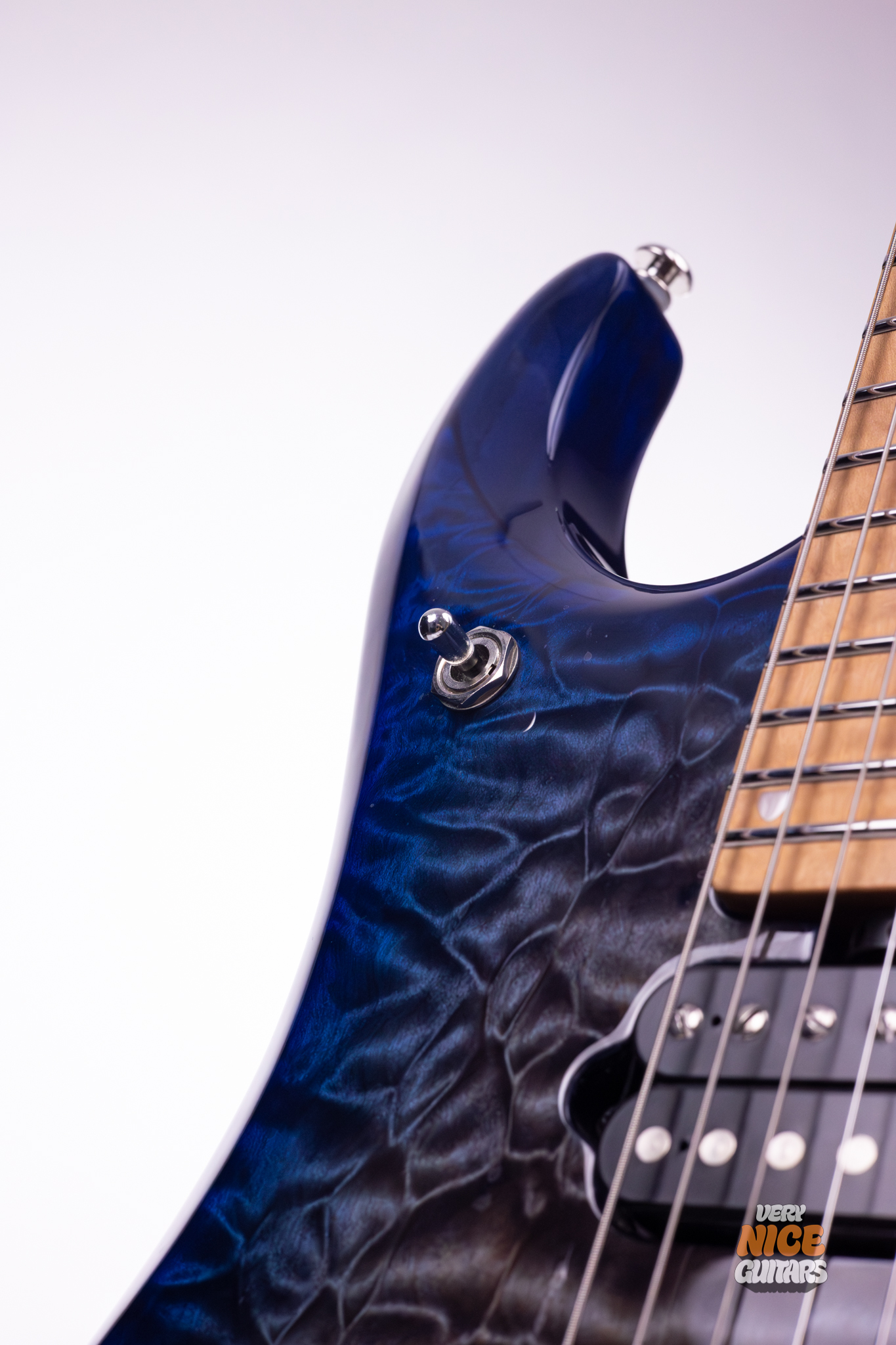 Ernie Ball Music Man JP15 Cerulean Paradise Quilt - Image 8