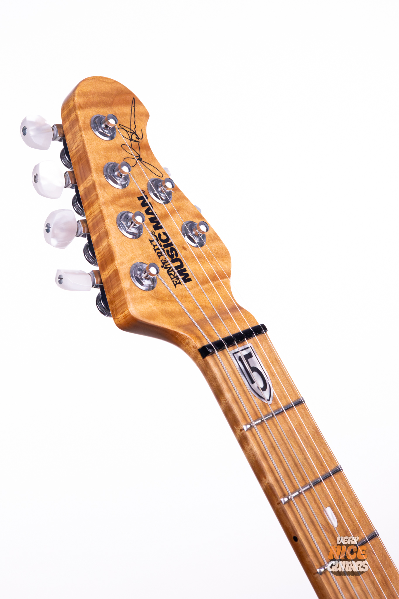 Ernie Ball Music Man JP15 Cerulean Paradise Quilt - Image 11