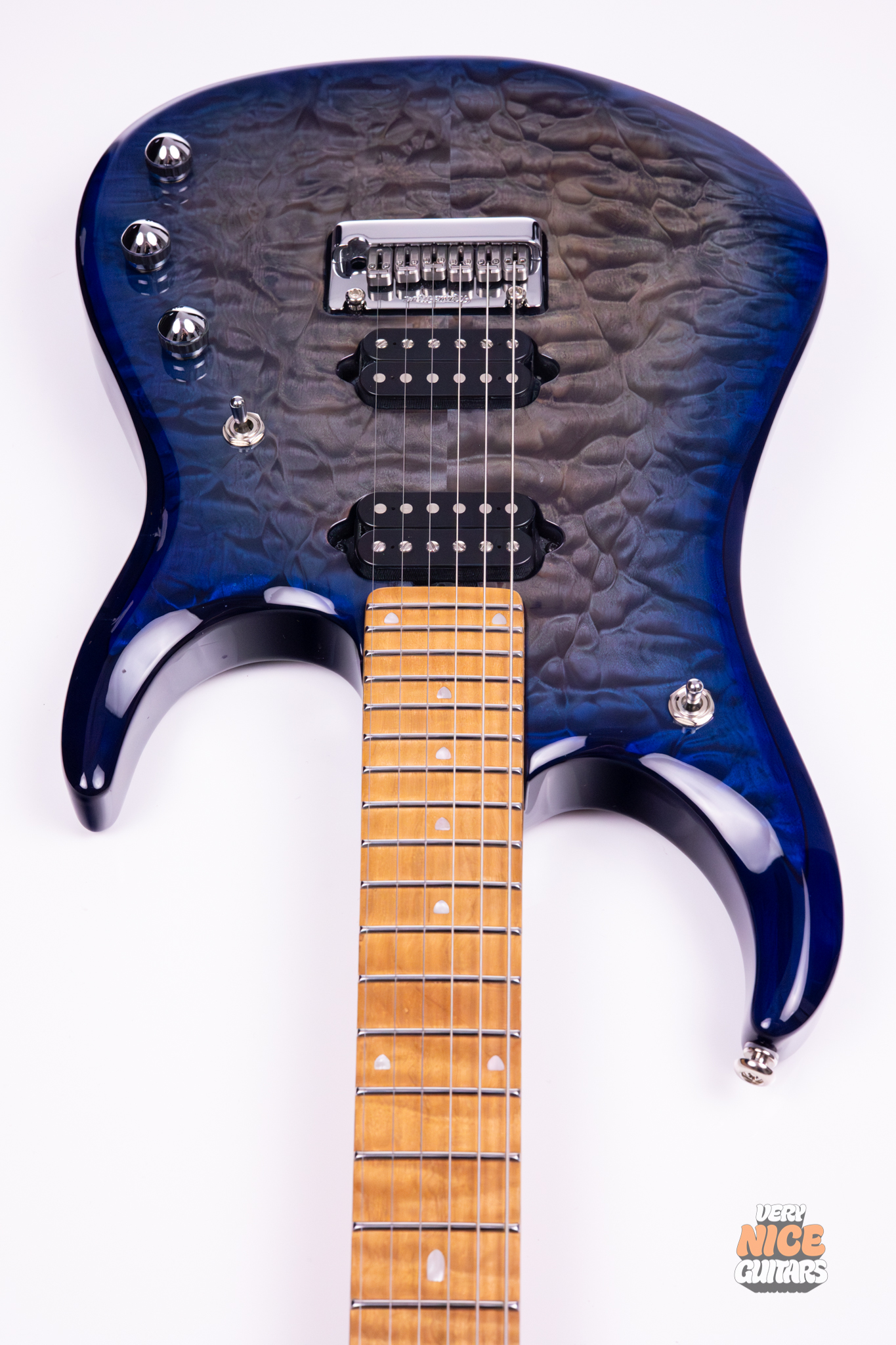 Ernie Ball Music Man JP15 Cerulean Paradise Quilt - Image 17