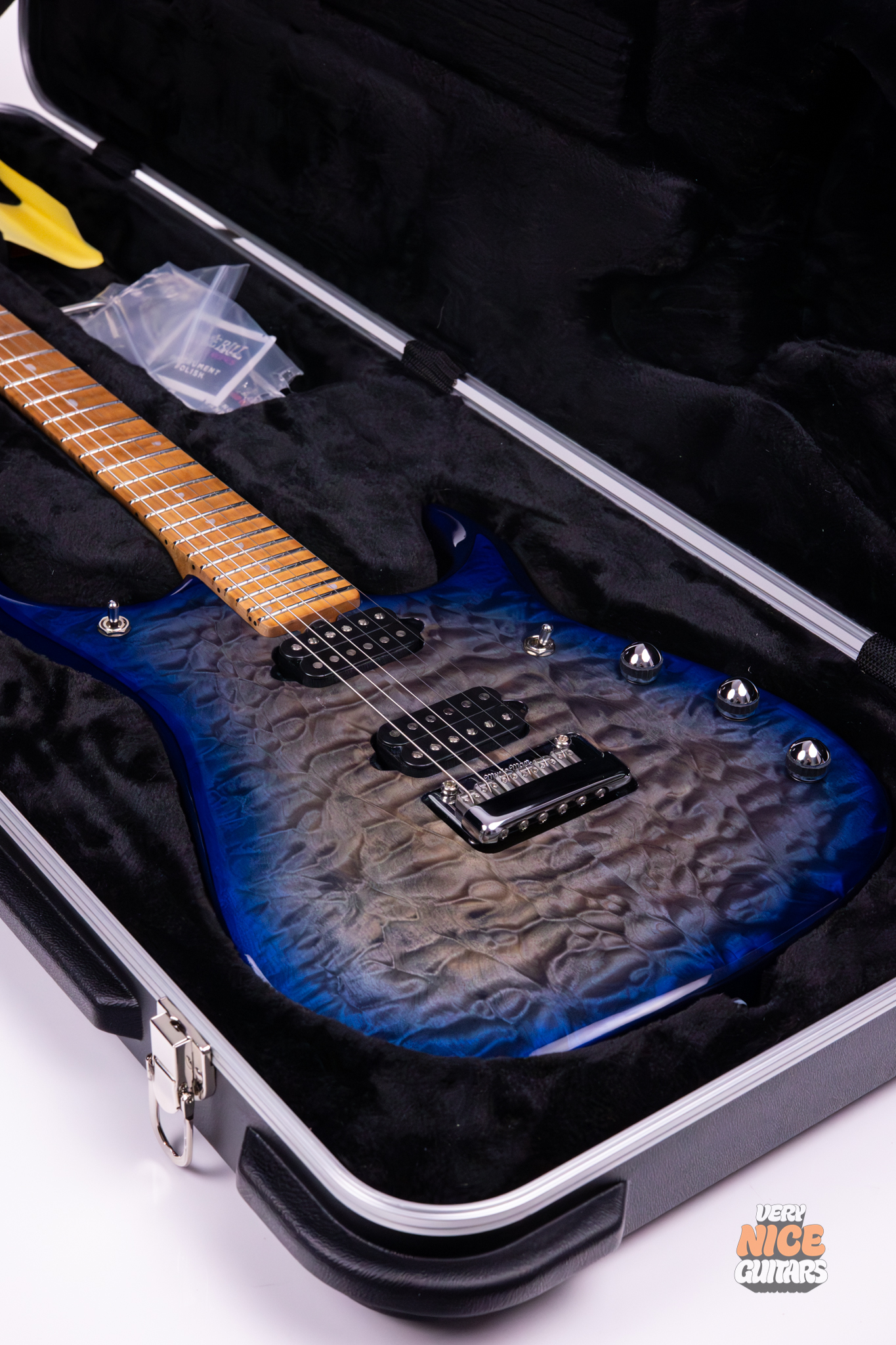 Ernie Ball Music Man JP15 Cerulean Paradise Quilt - Image 21