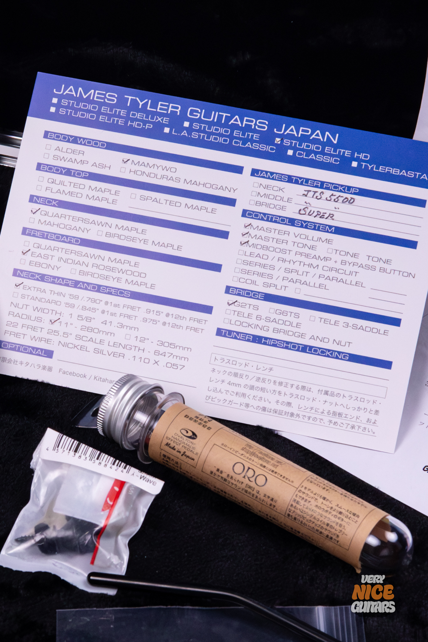 Tyler Japan Studio Elite HD Metallic Jimburst - Image 19