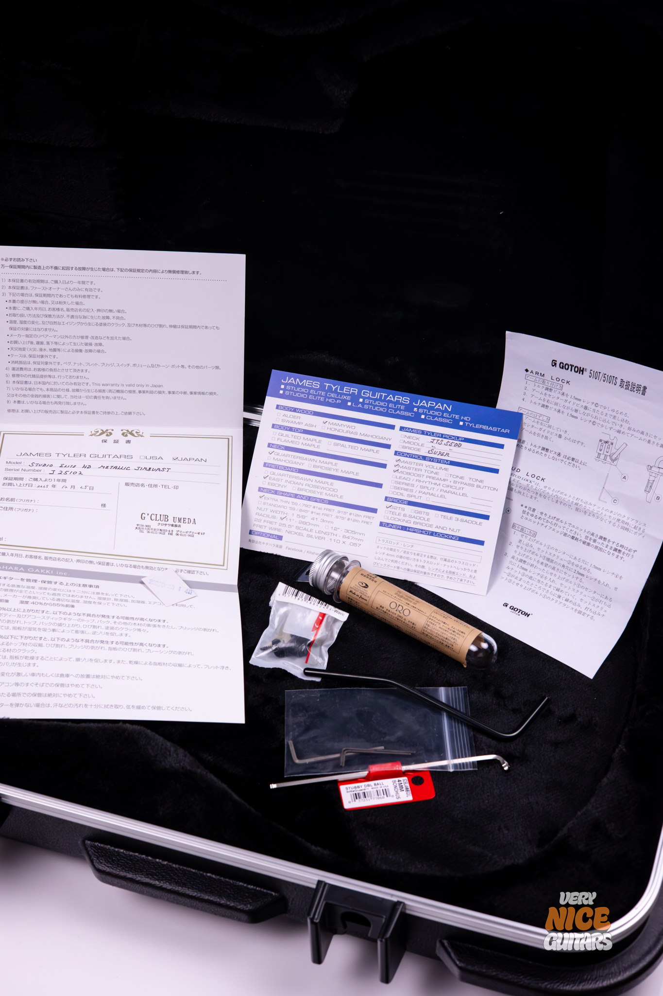 Tyler Japan Studio Elite HD Metallic Jimburst - Image 20