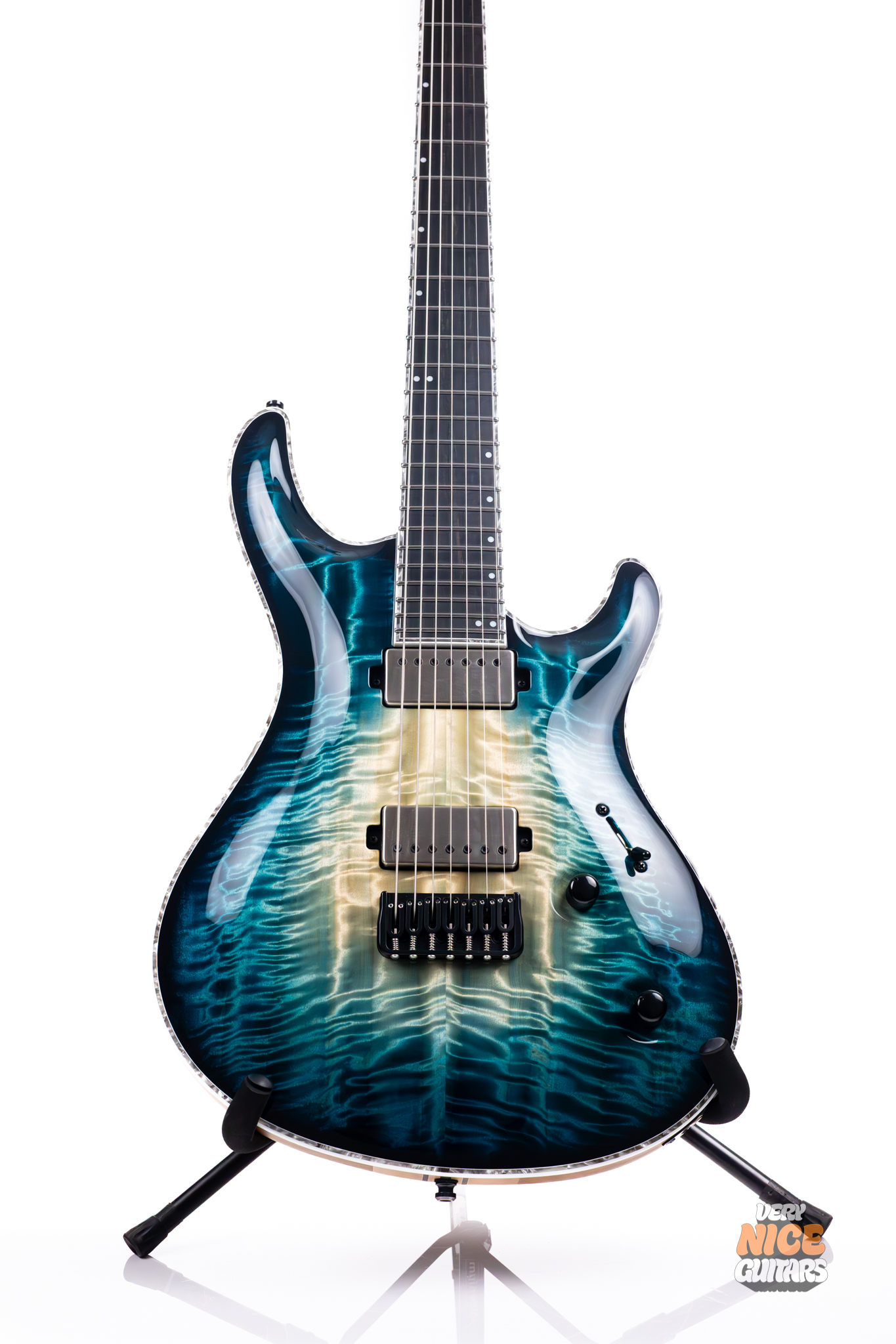 Mayones Regius Core 7 Turquoise Iris Gloss - Image 3