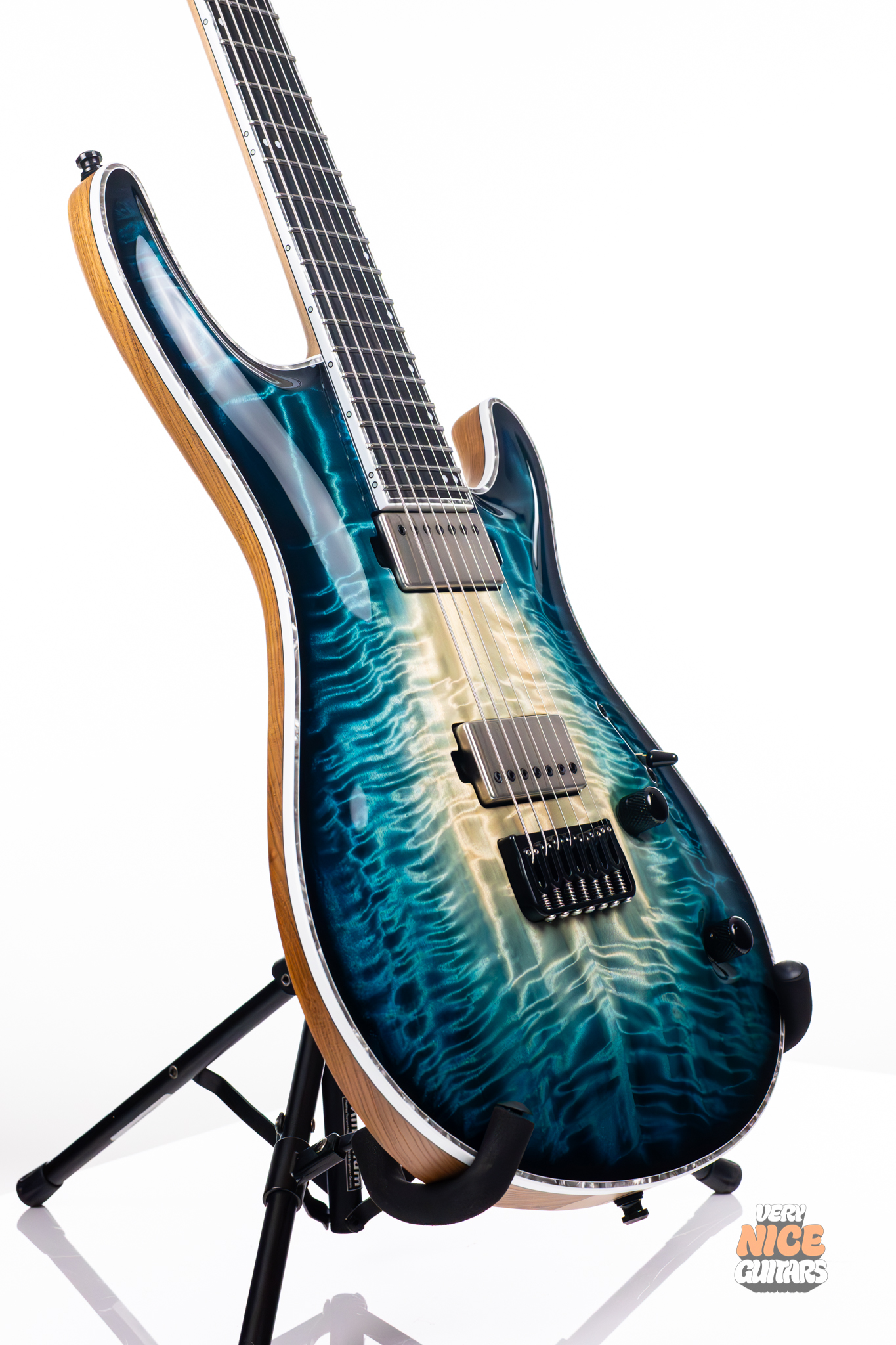 Mayones Regius Core 7 Turquoise Iris Gloss - Image 5