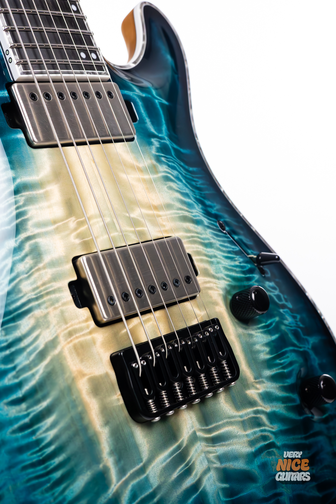 Mayones Regius Core 7 Turquoise Iris Gloss - Image 6