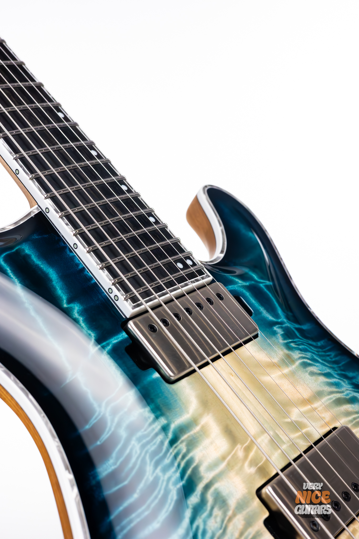 Mayones Regius Core 7 Turquoise Iris Gloss - Image 8