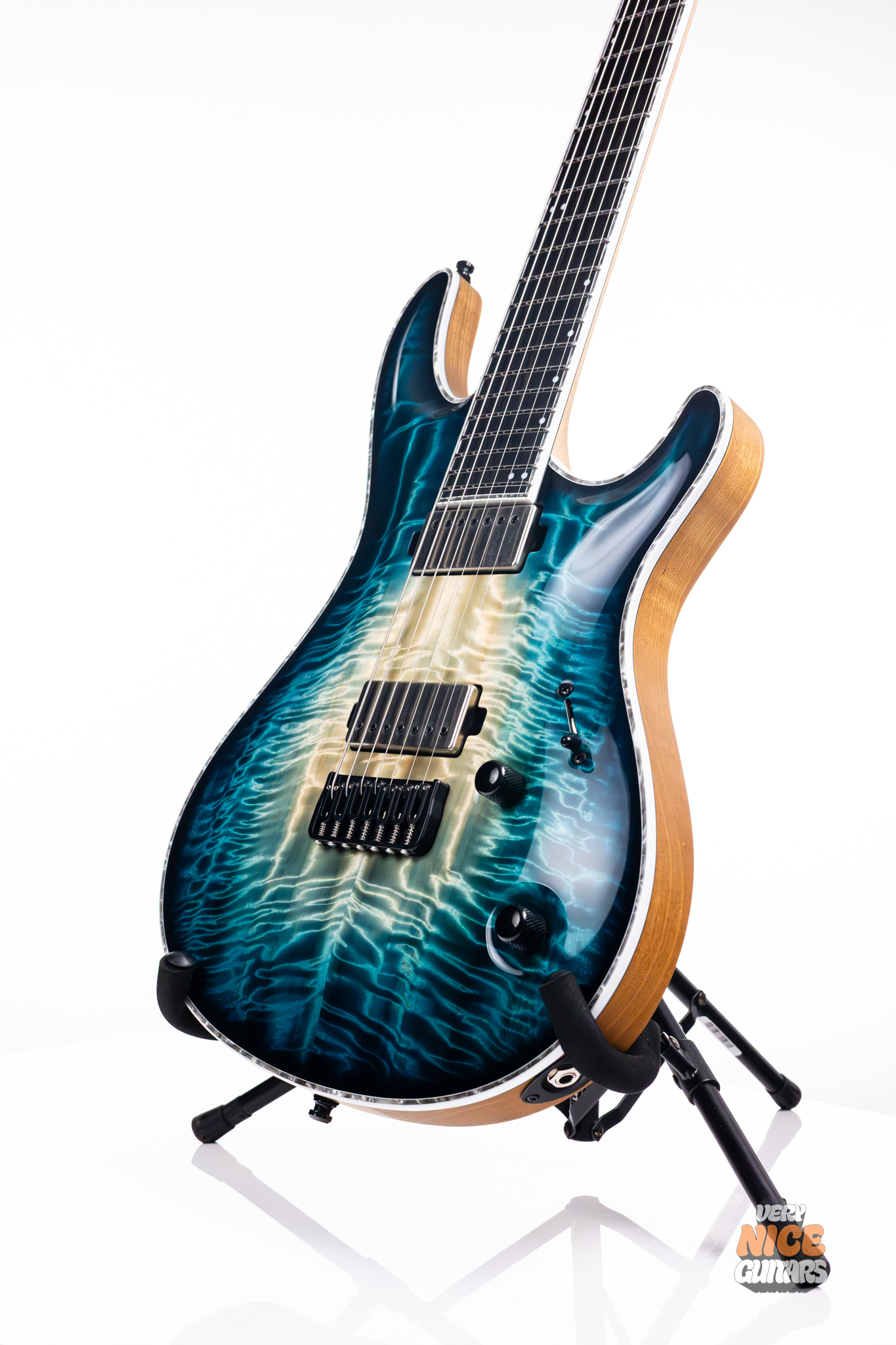 Mayones Regius Core 7 Turquoise Iris Gloss - Image 10