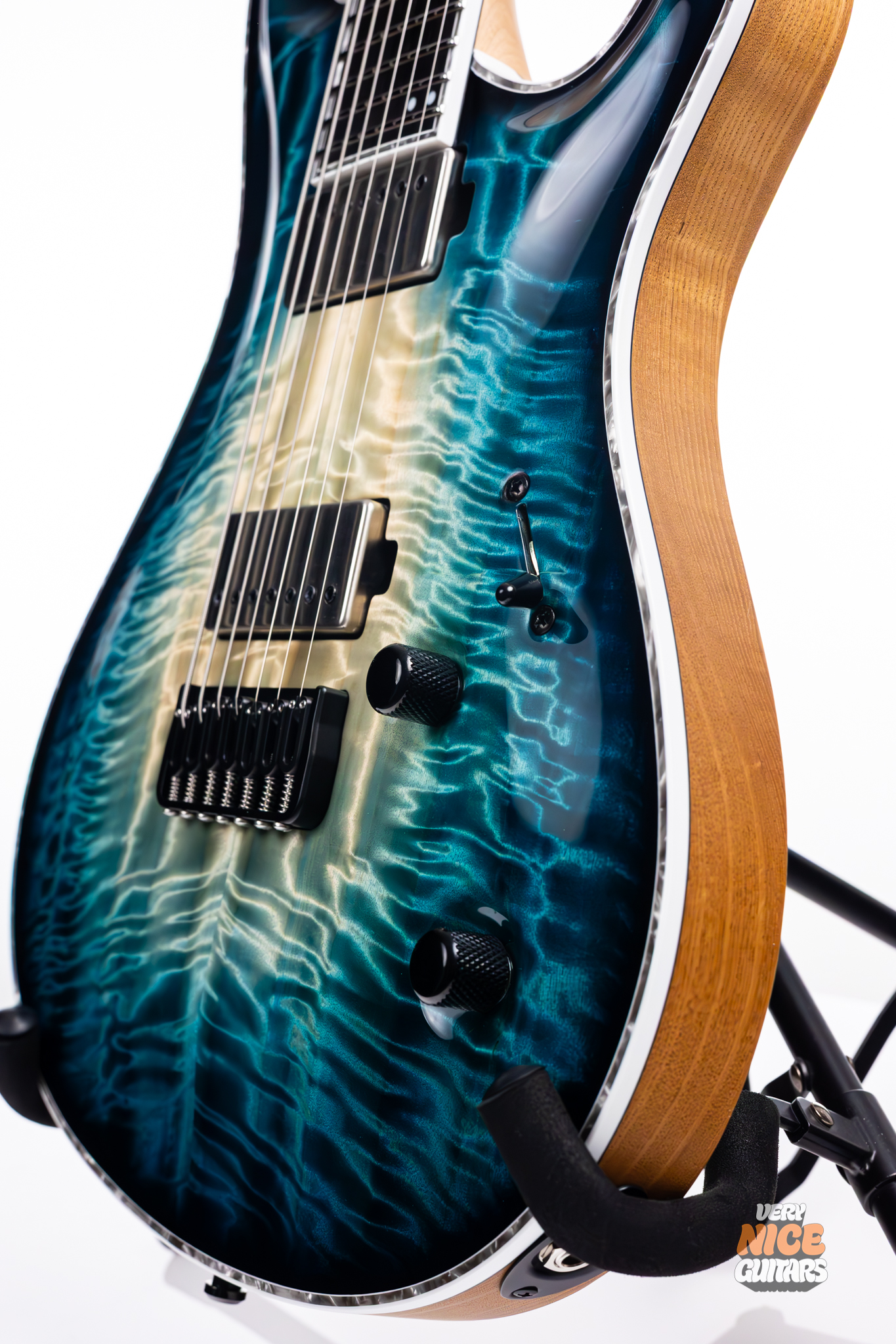 Mayones Regius Core 7 Turquoise Iris Gloss - Image 11