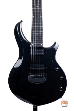 Ernie Ball Music Man Majesty 7 Black Frosting