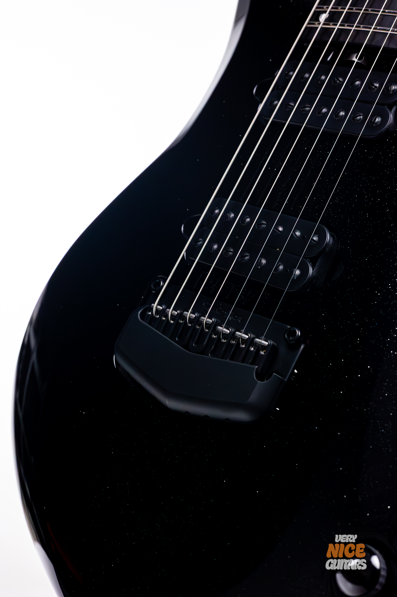 Ernie Ball Music Man Majesty 7 Black Frosting - Image 12