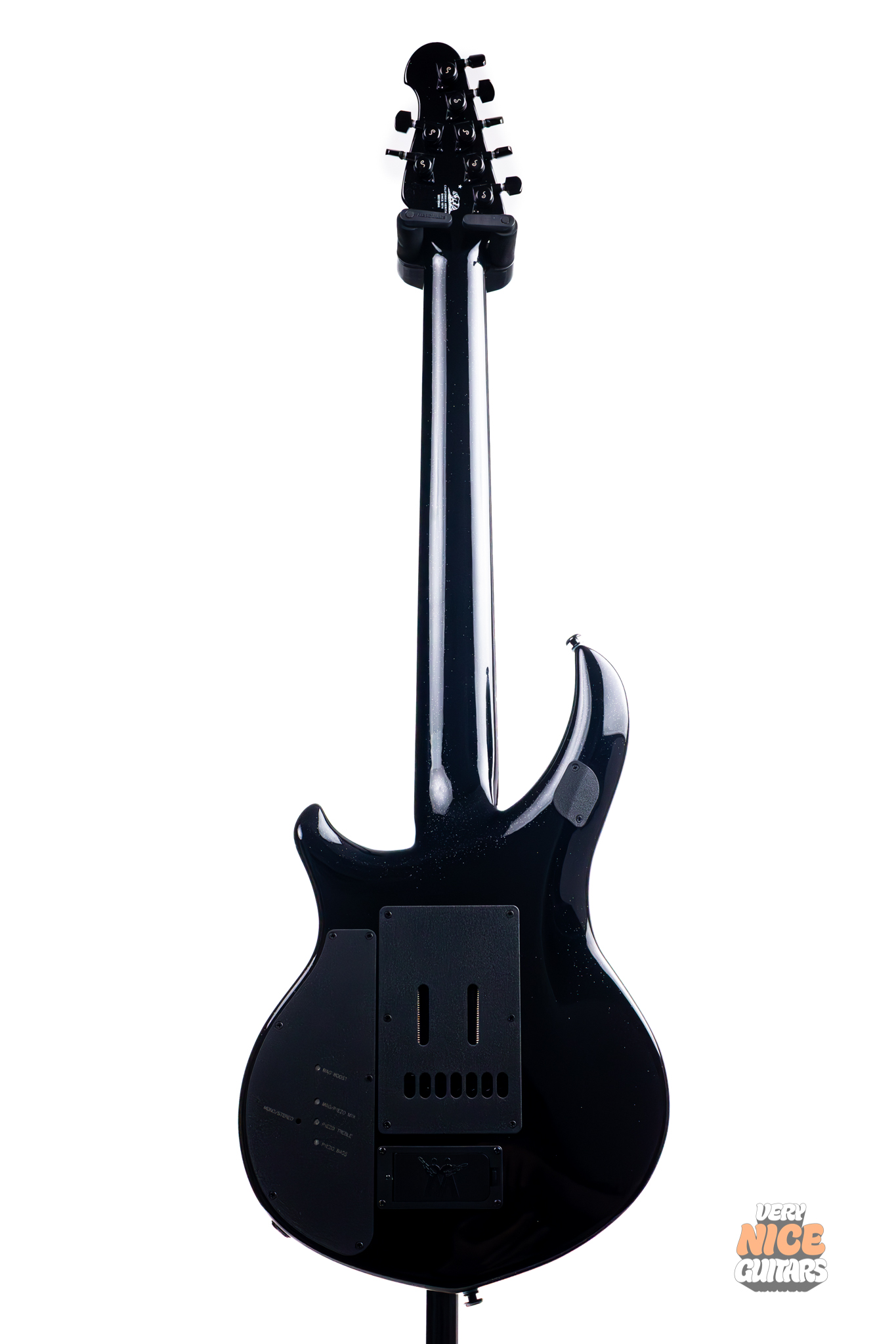 Ernie Ball Music Man Majesty 7 Black Frosting - Image 11
