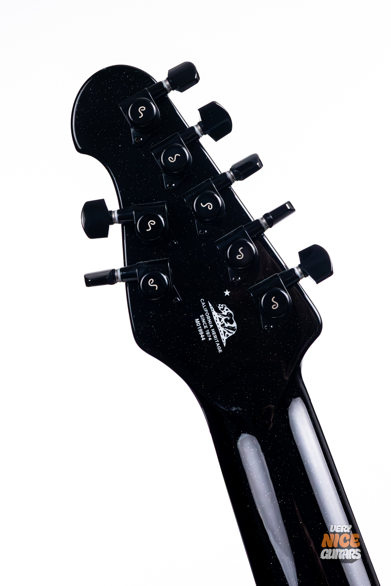 Ernie Ball Music Man Majesty 7 Black Frosting - Image 7