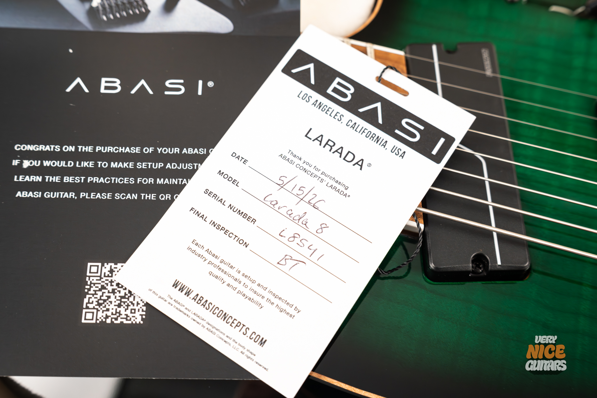Abasi Larada 8 Custom Emerald Green - Image 20