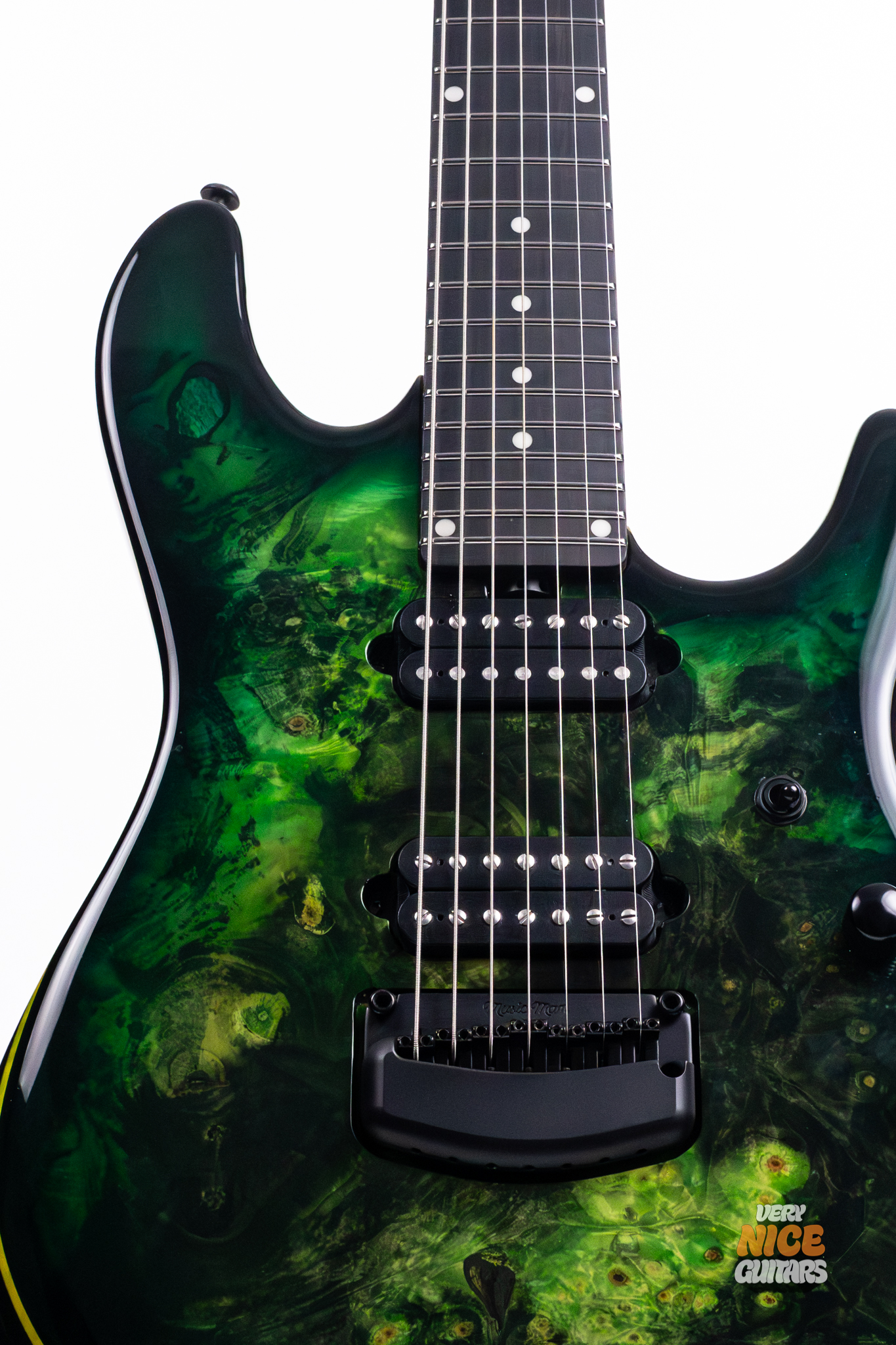 Ernie Ball Music Man Jason Richardson Signature Cutlass HT 7 Kokiri Forest - Image 4