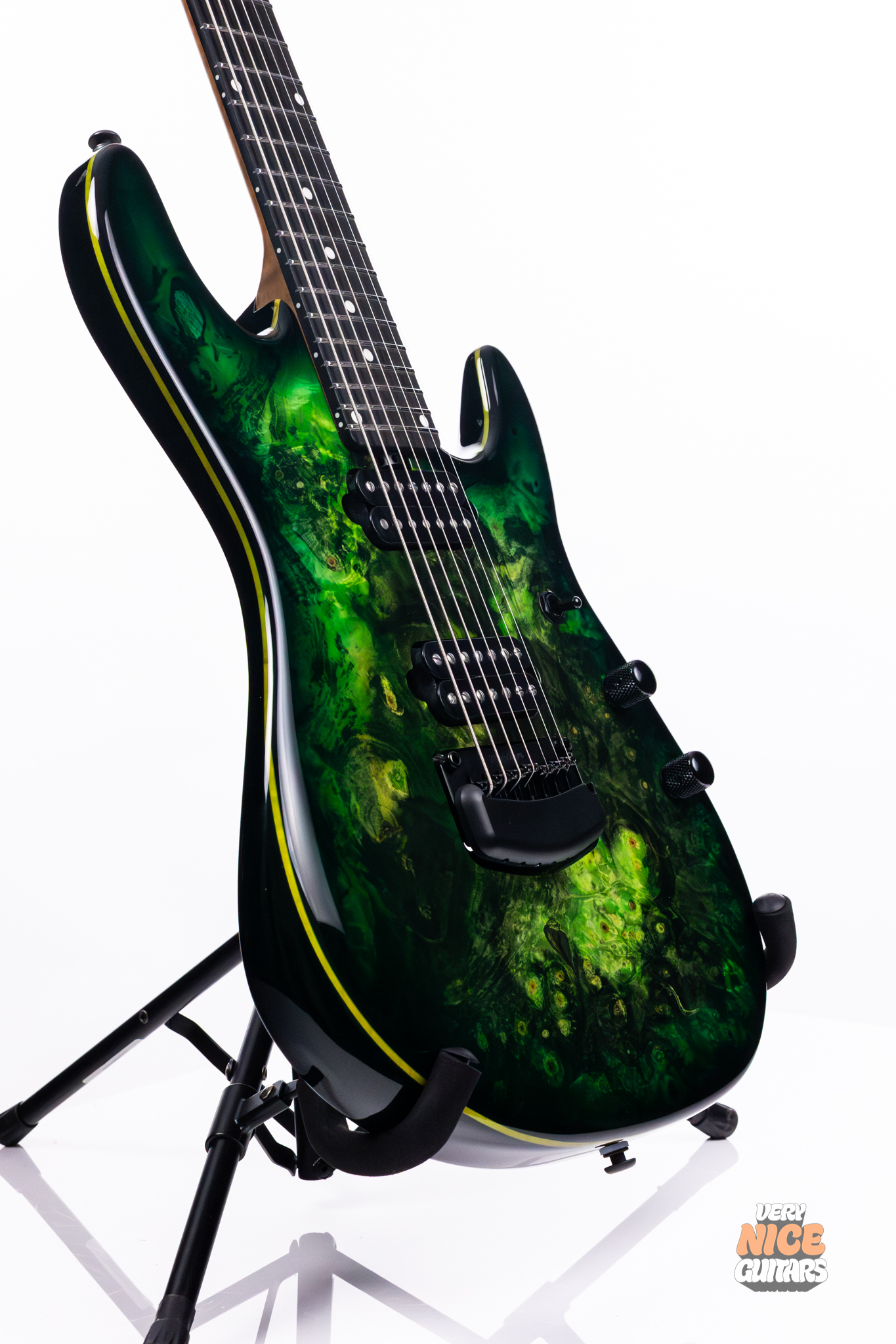 Ernie Ball Music Man Jason Richardson Signature Cutlass HT 7 Kokiri Forest - Image 5