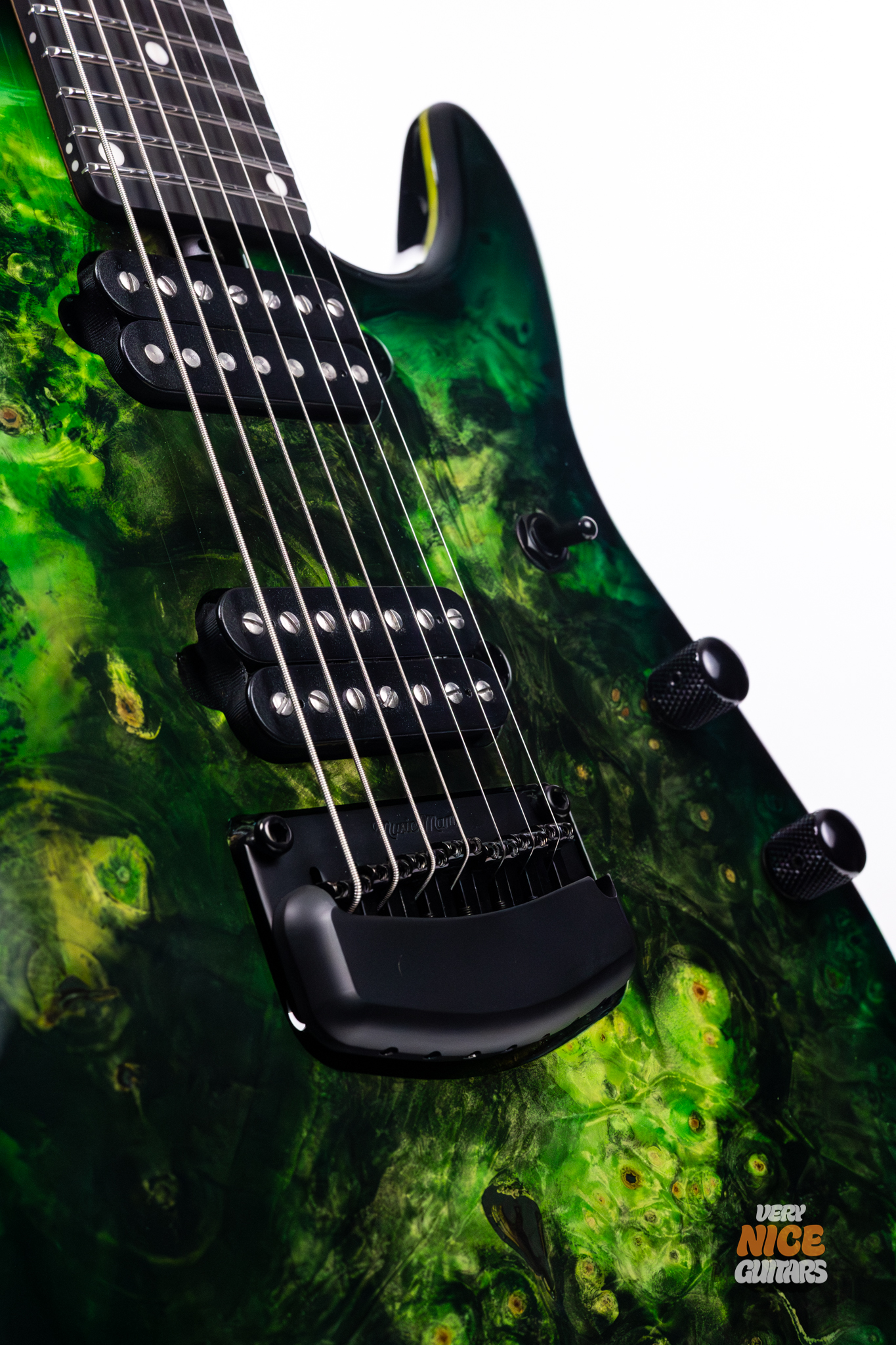 Ernie Ball Music Man Jason Richardson Signature Cutlass HT 7 Kokiri Forest - Image 6