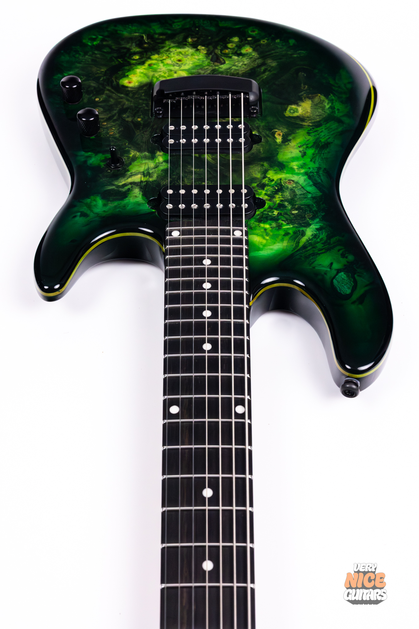 Ernie Ball Music Man Jason Richardson Signature Cutlass HT 7 Kokiri Forest - Image 18
