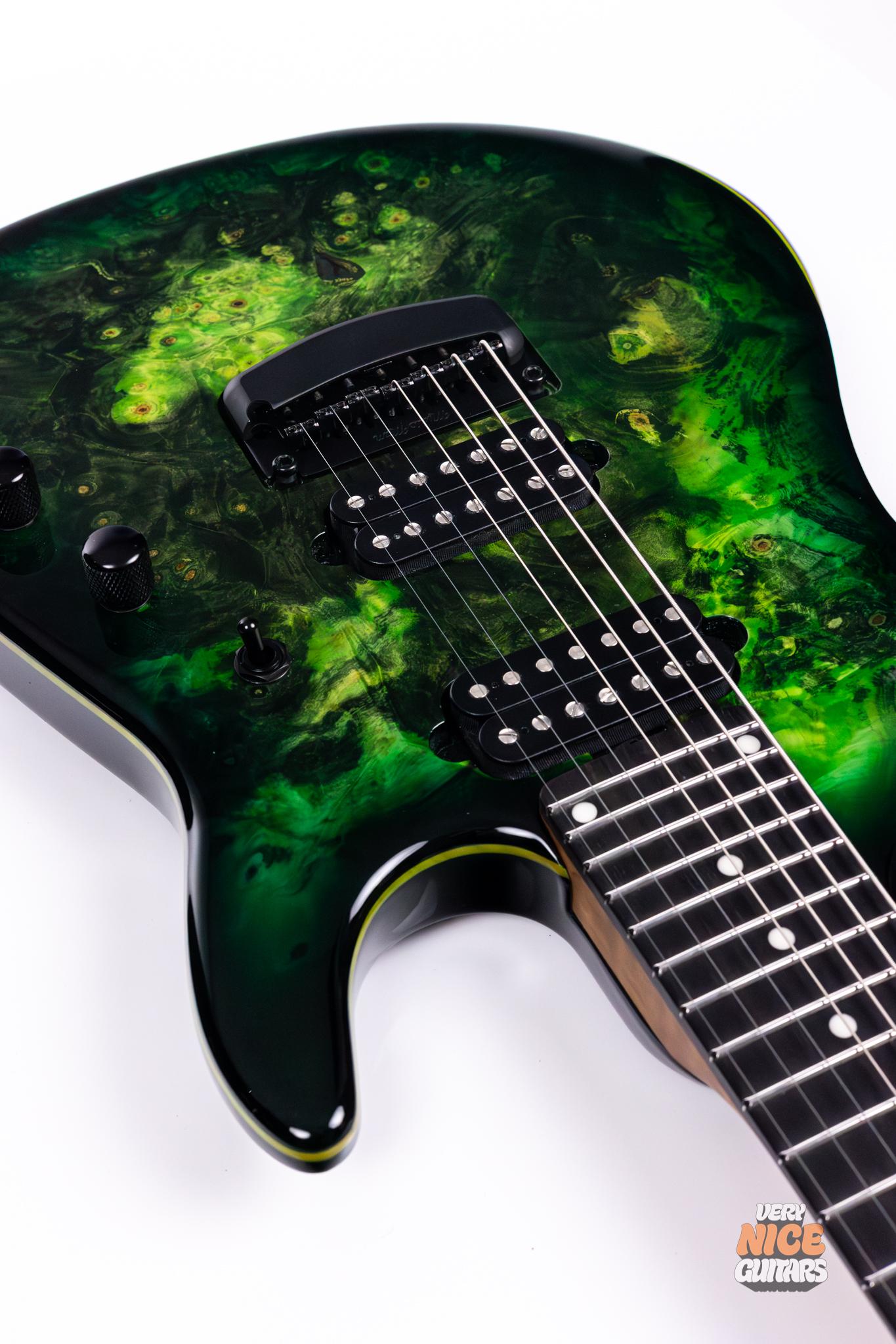 Ernie Ball Music Man Jason Richardson Signature Cutlass HT 7 Kokiri Forest - Image 20
