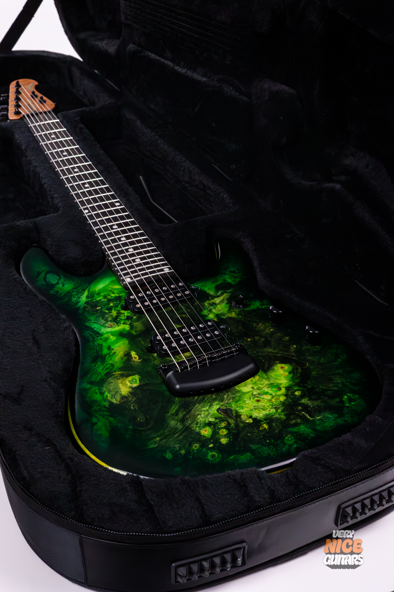 Ernie Ball Music Man Jason Richardson Signature Cutlass HT 7 Kokiri Forest - Image 21